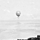 El globo cuando partió hacia el norte.